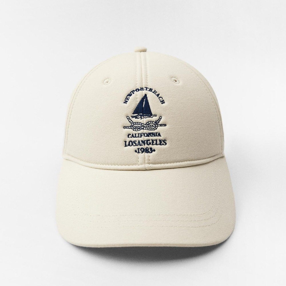 Zara twill ecru Newport Beach Los Angeles hat cap